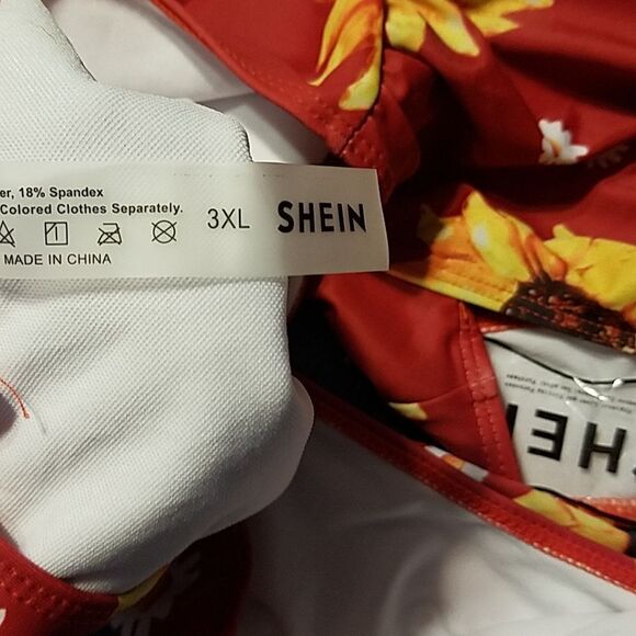 SHEIN sunflower swim bottoms size 3XL - Picture 3 of 3